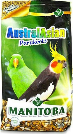 Manitoba AustralAsian Parakeets Τροφή για Μεγάλους Παπαγάλους για Mεσαίους και Mεγάλους Παπαγάλους 1kg