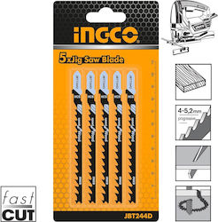 Ingco JBT244D Blade for Wood 74mm 5pcs