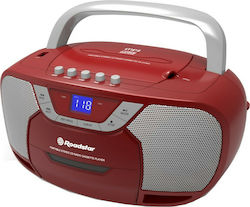 Roadstar Portable Radio-CD Player RCR-4625U Equipped with CD / USB / Cassette / Radio Red