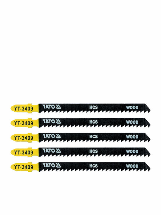 Yato YT-3409 Λάμες 8TPI για Ξύλο 115mm 5τμχ
