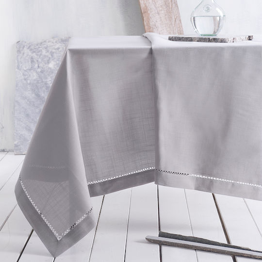 Rythmos Tablecloth Quinn Gray 170x350cm