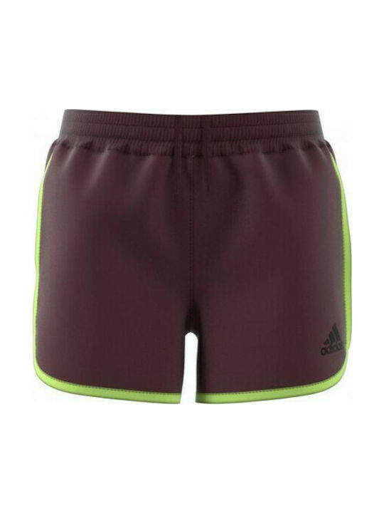 Adidas Sportliche Kinder Shorts/Bermudas Marathon Junior Braun