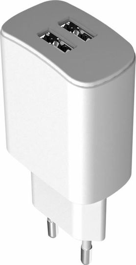 Celly Procompact Wand-Adapter Ohne Kabel Weiß