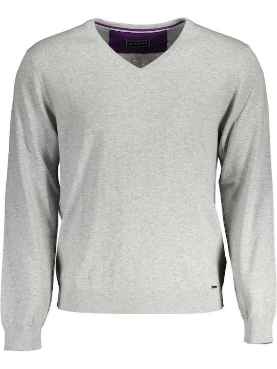 Guess Men's Long Sleeve Sweater with V-Neck Gray M93R40Z2EQ0-LHY