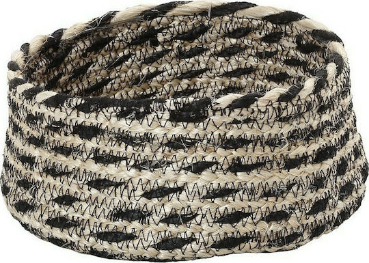 Espiel Brotkorb Geflecht Beige 18x18x8cm