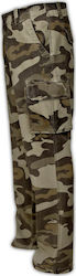 Toxotis Active Wear Militärhose Camouflage Variante in Khaki Farbe 2022C