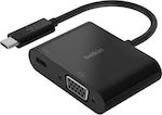 Belkin Converter USB-C male to VGA female (AVC001btBK)