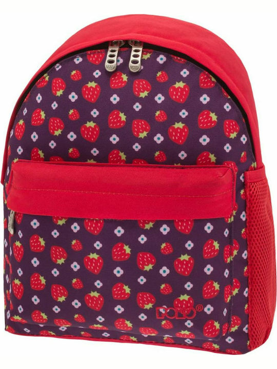 Polo Mini Strawberries School Bag Backpack Kind...