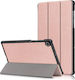 Tri-Fold Flip Cover Δερματίνης Ροζ Χρυσό (Lenovo Tab M10 Plus 10.3")