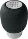 Lampa Shift Knob Formula Gear 1 Leather Gear Knob with 2 Speed Indicator Stickers 32mm Universal Black
