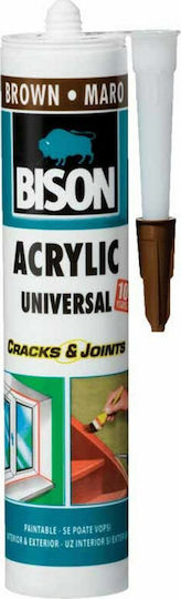 Bison Universal Ακρυλική Μαστίχη Ξύλου Καφέ 300ml