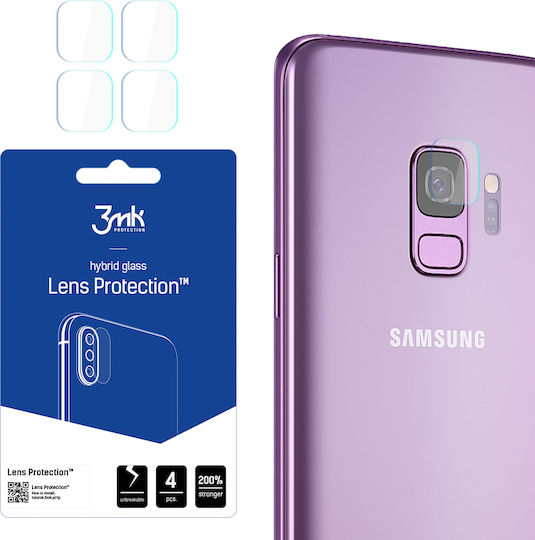 3MK Camera Lens Flexible Glass Προστασία Κάμερας Tempered Glass Διάφανο για το Galaxy S9