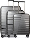 Travelite Air Base Set of Suitcases Gray Set 3pcs