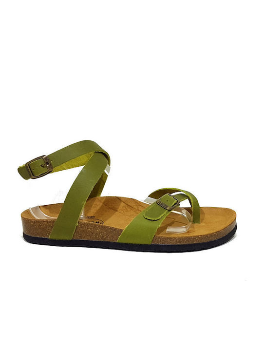 Plakton Apure Leather Women's Flat Sandals Anat...