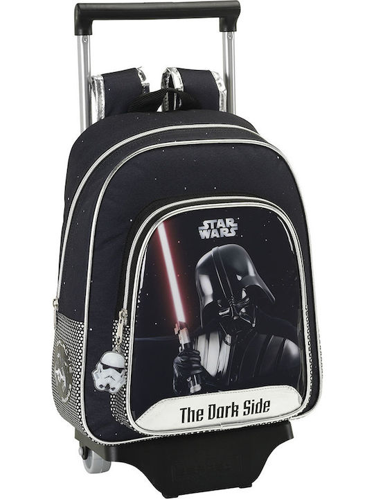 Safta Star Wars Vater Schulranzen Trolley Kindergarten in Schwarz Farbe