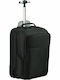 Delsey Parvis Plus Kabinenkoffer Stoff Schwarz mit 2 Räder Höhe 51cm