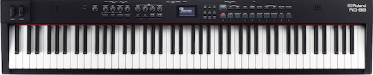 Roland (us) Electric Stage Piano RD-88 with 88 Weighted Keys Built-in Speakers and Connection with Headphones and Computer Black