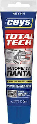 Ceys Total Tech Adeziv Mastic Alb 125ml