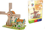 Zita Toys Joc de construcție din carton Holland Windmill pentru copii de 3++ ani