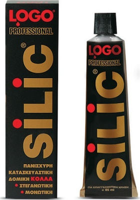 Logo Professional Silic Silikon-Dichtungsmittel Transparent 85ml 65ΒΒ102