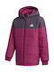 Kids Sports Jacket short Hooded Burgundy