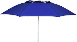 Golden Fleece Beach Umbrella 2m Blue Golden Fleece Beach Umbrella 2m Blue