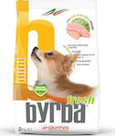 Giuntini Byrba Fresh Mini 2kg Trockenfutter für erwachsene Hunde kleiner Rassen mit Huhn