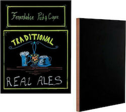 M&T Displays Wall Chalk Board 80x60cm