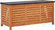 vidaXL Outdoor Storage Box Brown L117xW50xH55cm