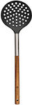 Estia Stone Shallow Spoon Slotted Colander Wooden Beige 7.8cm 1pcs