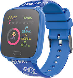 Forever JW-100 Smartwatch με Παλμογράφο (Μπλε)