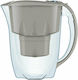 Aquaphor Κανάτα Amethyst Grey Πλαστική Με Καπάκι 2800ml