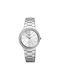 Q&Q Uhr mit Silber Metallarmband