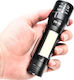 Rechargeable Flashlight LED Waterproof Dual Function