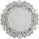 Leone Place Mats White Lace 20cm 250pcs