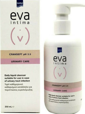Intermed Eva Intima Cransept Urinary Care pH 3.5 Intimate Area Cleansing Liquid with Chamomile & Aloe 250ml