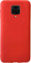 Sonique Liquid Umschlag Rückseite Silikon Rot (Redmi Note 9S / 9 Pro / 9 Pro Max)
