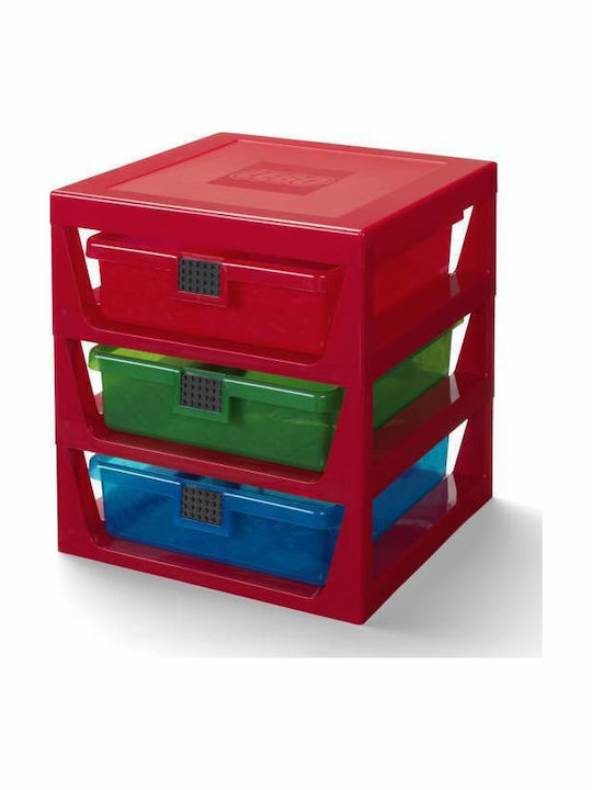 LEGO Toy Storage System made of Plastic Red 34x...