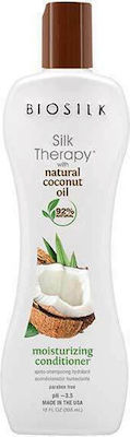 Biosilk Silk Therapy Coconut Oil Conditioner Ενυδάτωσης για Όλους τους Τύπους Μαλλιών 355ml