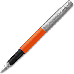 Parker Writing Pen Fine Orange made of Steel with Blue Ink 2096906