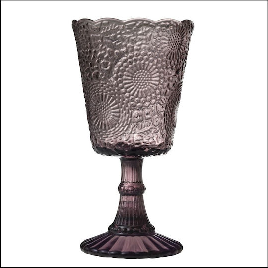 HFA Pahar Vintage De Vin Roșu Din Sticlă Violet 300ml