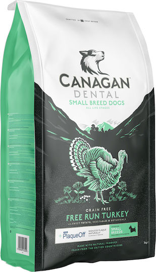 Canagan Small Breed Free-Run Turkey Dental 6kg Ξηρά Τροφή