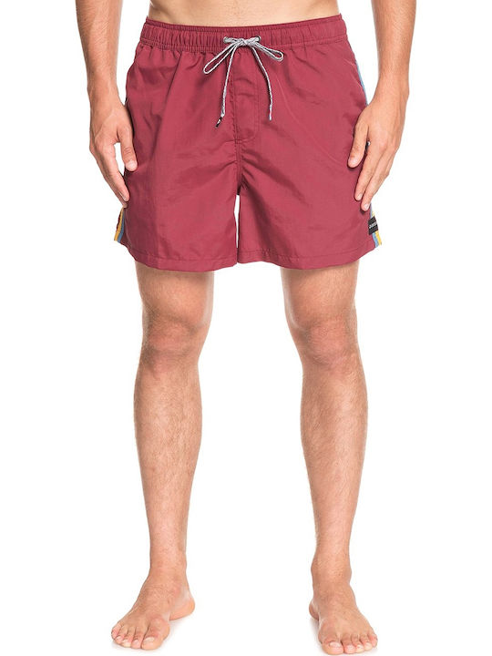 Quiksilver Vibes Volley Ανδρικό Μαγιό Σορτς Μπορντό