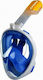 Kids' Silicone Full Face Diving Mask 10725 Speed S/M White/Blue