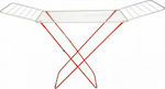 Metallic Folding Floor Clothes Drying Rack with Hanging Length 20m