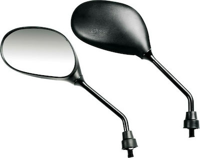 Lampa Motorcycle Mirrors Καθρέπτες Moto Kiro Black 2pcs 9043.0-LM