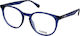 Polaroid Plastic Eyeglass Frame Blue PLD D381 MVU