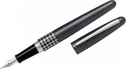 Pilot Stilou Mediu 0.58mm Negru cu Albastru Cerneală