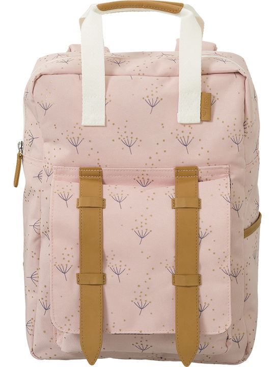 Fresk Dandellion Large School Bag Backpack Kindergarten in Pink color