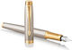 Parker Replacement Nib Fine 0.5mm Silver made of Steel with Blue Ink and with 1 Replacement Nibs